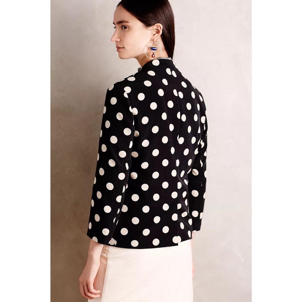 Anthropologie Corey Lynn Calter Point Blazer Dots - Picture 2 of 13